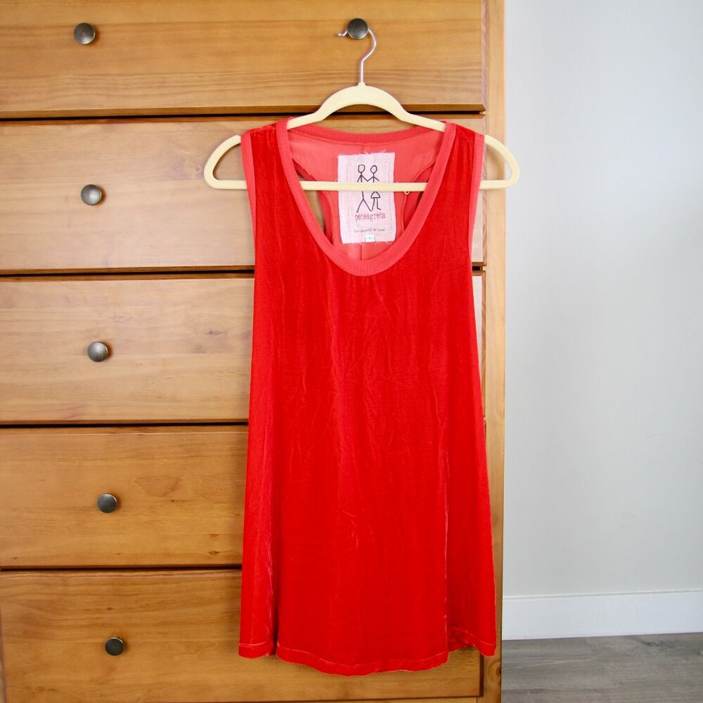 Pete & Greta Red Racerback Dress